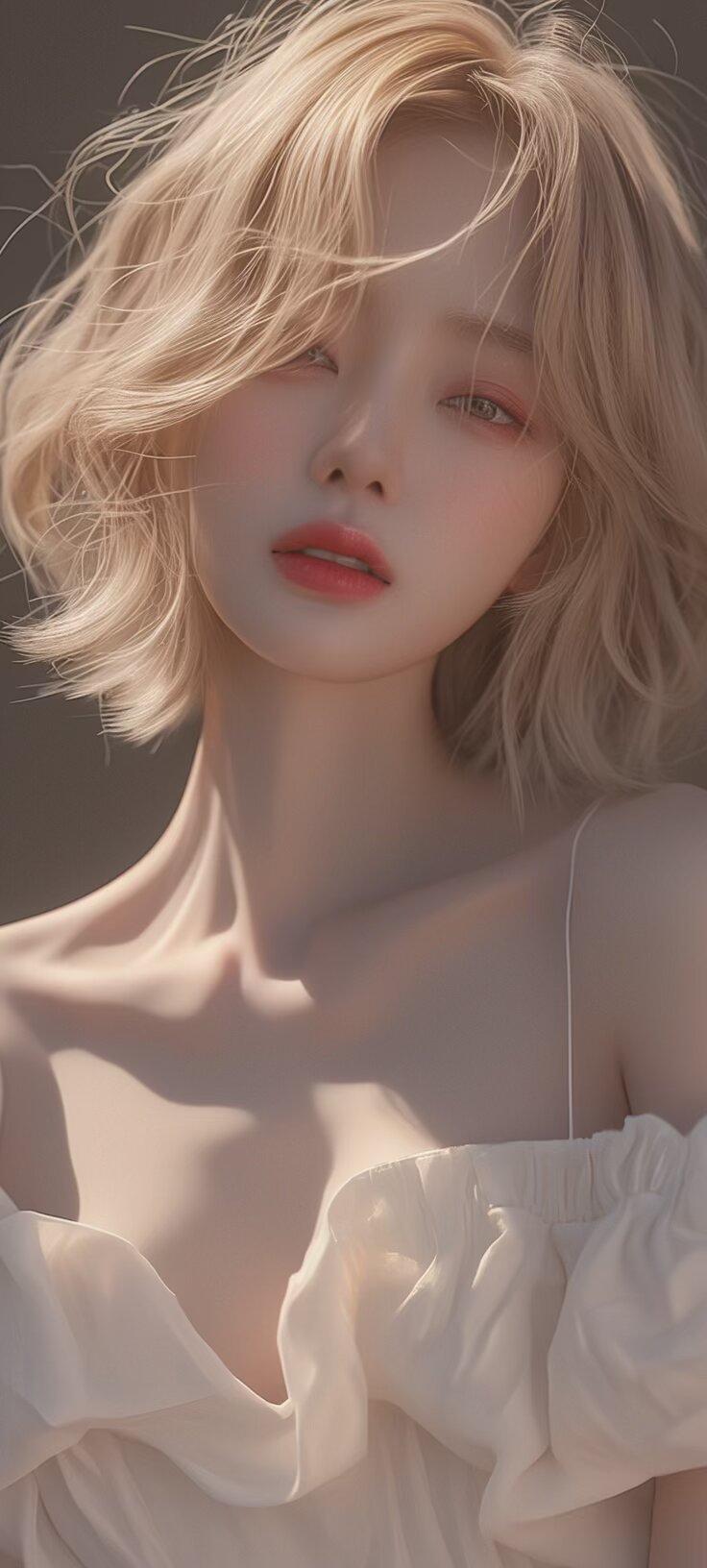 金发美女手机壁纸-小P的个人笔记